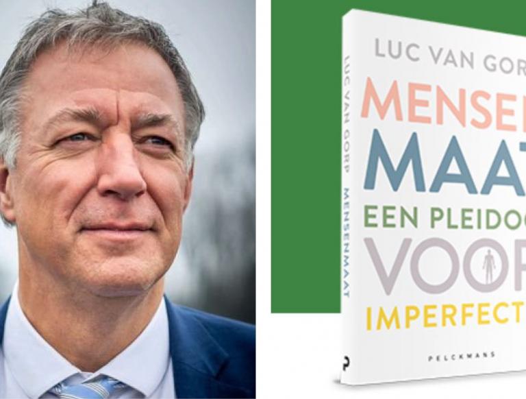 Luc van Gorp en zijn boek "Mensenmaat. Een pleidooi voor imperfectie"